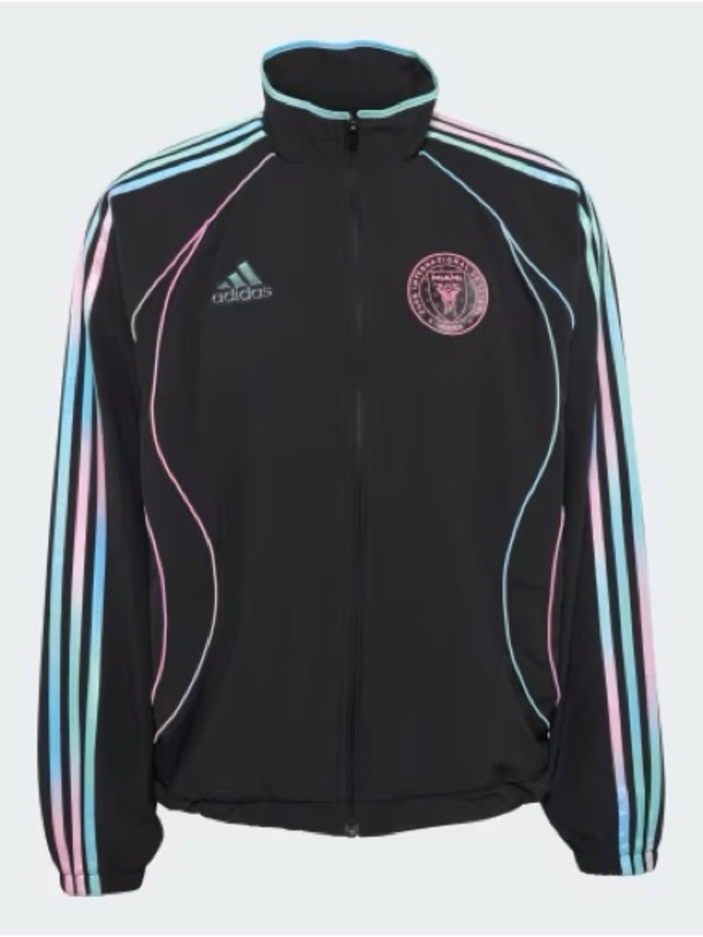Adidas AUDI F1 TEAM X INTER MIAMI TRACK TEAM Men’s black Full Zip Jacket KW4782